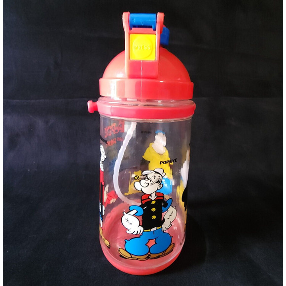 Vintage Rare Popeye and Friends Plastic Souvenir Sippy Cup MGM Grand Las Vegas - Picture 1 of 7